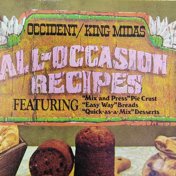 Occident King Midas All-Occasion Recipes Cookbook Booklet Peavy Flour Mill VG - Picture 2 of 13